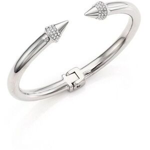 Vita Fede Mini Titan Cuff Silver Crystal (XS)